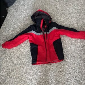 Obermeyer Red and Gray Jacket